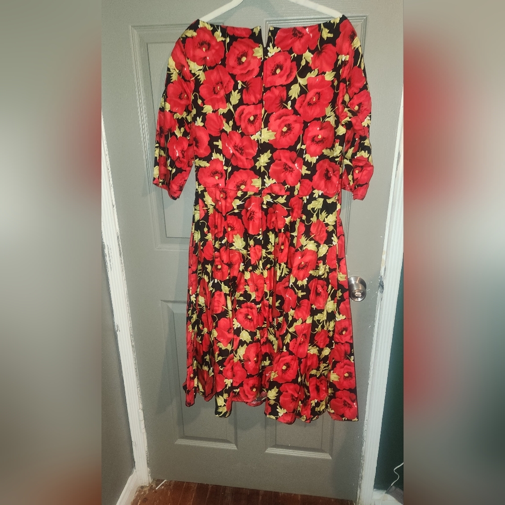 Magnolia Place Red Swing Dress - Picture 4 of 5